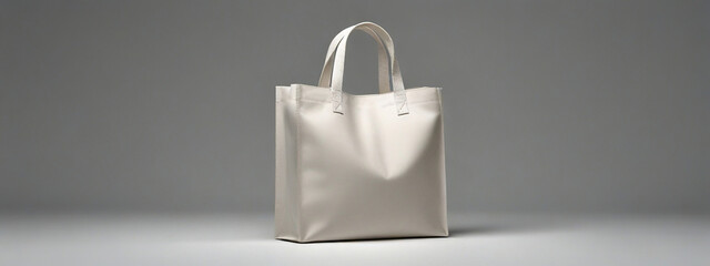 Tote Hand bag mockup on a white background