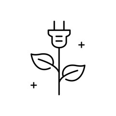 Green Energy Vector Icon Design