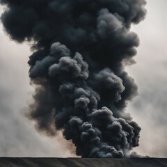Czarny dym - obrazy, fototapety, plakaty