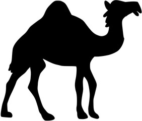 Camel icon. Camel Silhouette
