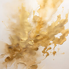 Abstract watercolour gold background