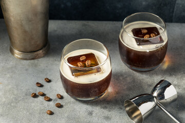 Boozy Mexican Cold Brew Carajillo Cocktail