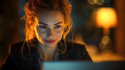 portrait of a woman in a club