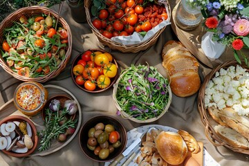 fresh vegetables on wooden table with copy space