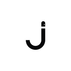 letter j door simple vector logo symbol