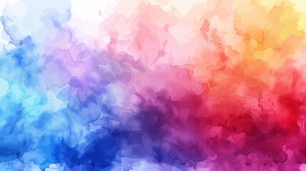 a multicolored background with watercolor stains