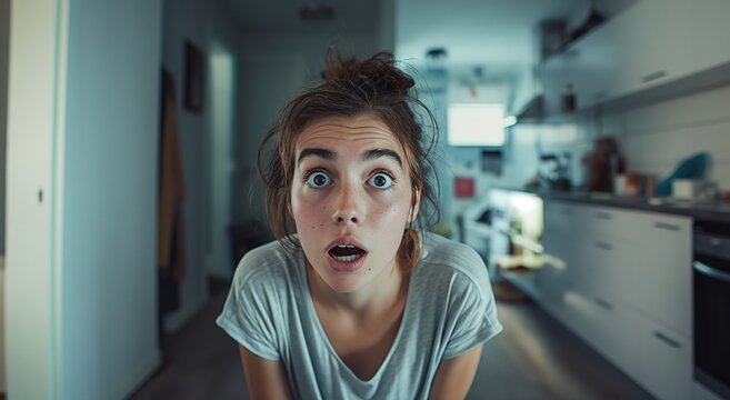 surprised face