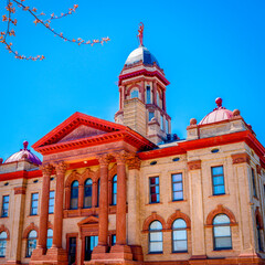 The Cottonwood County Courthouse, a neo classical architectural landmark building dedicated in...