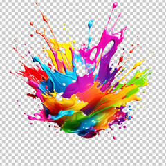 Pain splashing from bucket, illustration