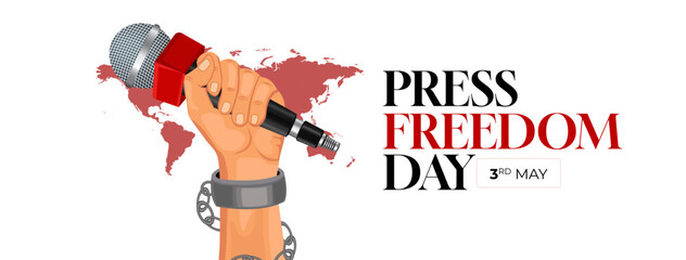 World Press Freedom Day Social Media Post. World Press Freedom Day or World Press Day To Raise Awareness of The Importance of Freedom of The Press.