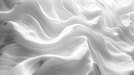 Fototapeta premium Captivating Fluid Satin Waves - Abstract Swirling Ethereal Background Design