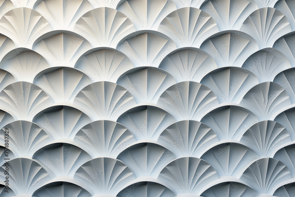 Poster sophisticated abstract 3d pattern. japanese and scandinavian style. art deco. background image. crea