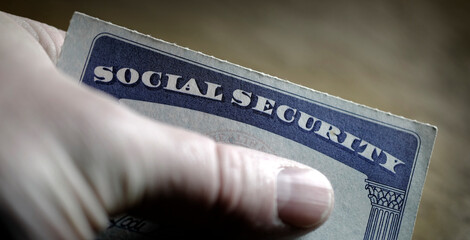 Social Security Cards Symbolizing Benefits for Elderly United Stated - 791808998
