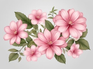 pink flowers - 791811525