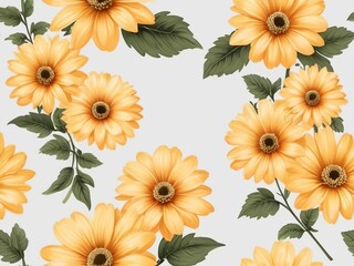 pattern with flowers - 791812122