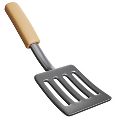 3d render of kitchen spatula for food tools.