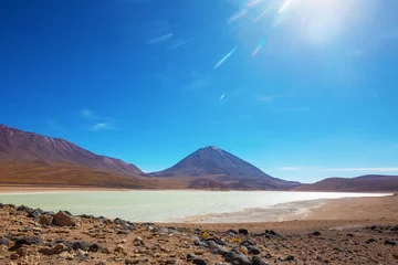 Wandcirkels plexiglas Lake in Bolivia © Galyna Andrushko