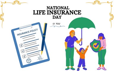 NATIONAL  LIFE INSURANCE DAY TEMPLATE DESIGN 