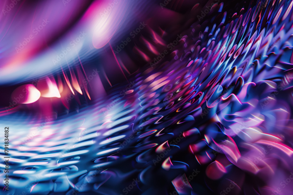 Poster abstract background with reflections and caustics. hi-tech. futuristic background image. created wit