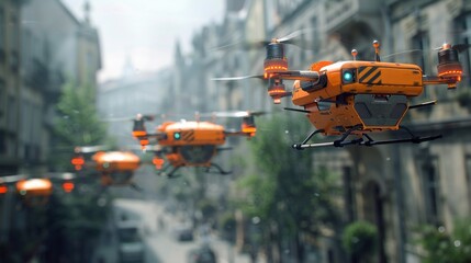Drones are used for package delivery, search and rescue missions, and even aerial firefighting, equipped with advanced AI and autonomous navigation systems