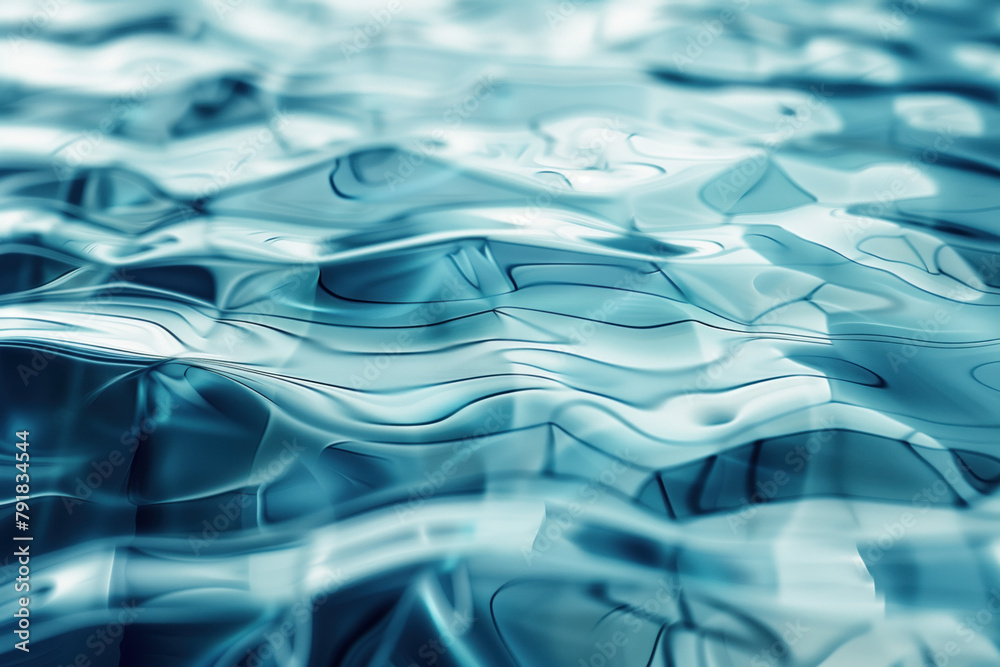 Poster abstract background with reflections and caustics. hi-tech. futuristic background image. created wit