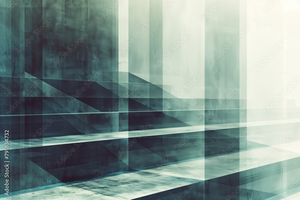 Poster abstract background with reflections and caustics. hi-tech. futuristic background image. created wit