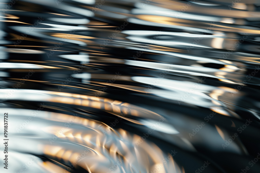 Poster abstract background with reflections and caustics. hi-tech. futuristic background image. created wit