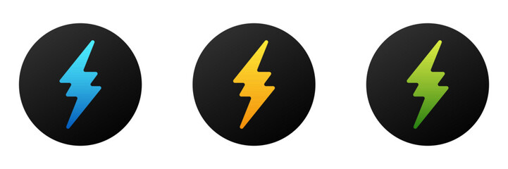 High Power Flash Bolt and Thunder Vector Logo