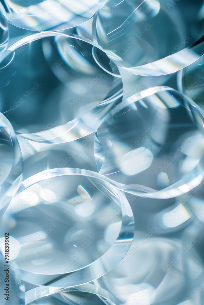 Poster abstract background with reflections and caustics. hi-tech. futuristic background image. created wit