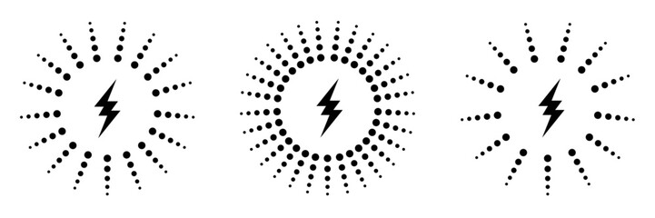 Battery charge Battery charge Electric Energy and Power Bolt Vector Logo Template