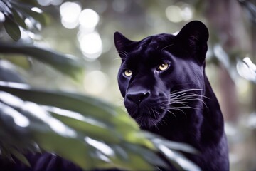 'black background close shot panther aggressive animal beautiful canino cat creature defy detail expressive expressiveness eye fang felino furious grave head indoor isolated leopard look mammal'
