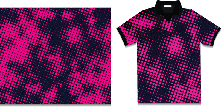 sublimation t-shirt jersey design vector template background grunge halftone brush pink white splatter paint steel texture