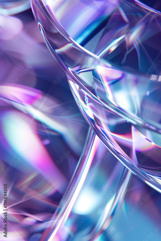 Poster abstract background with reflections and caustics. hi-tech. futuristic background image. created wit