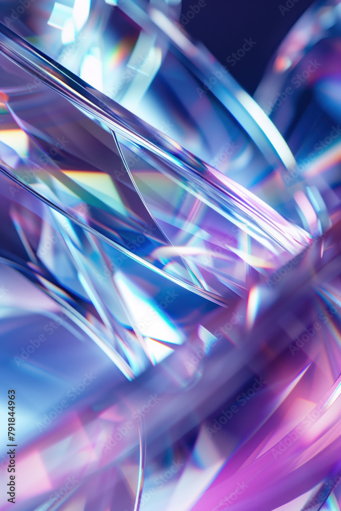 Poster abstract background with reflections and caustics. hi-tech. futuristic background image. created wit