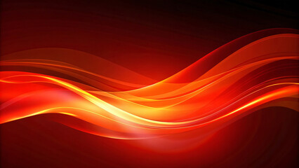 Red Wave Motion: Abstract design with light waves and vibrant colors, creating a futuristic energy effect