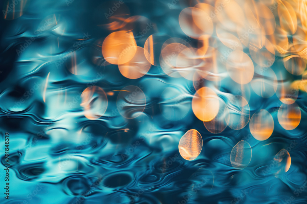 Poster abstract background with reflections and caustics. hi-tech. futuristic background image. created wit