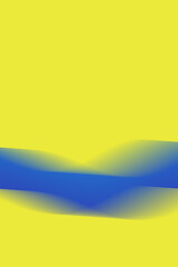 yellow blue gradient background for advertising and business projects, copy space.