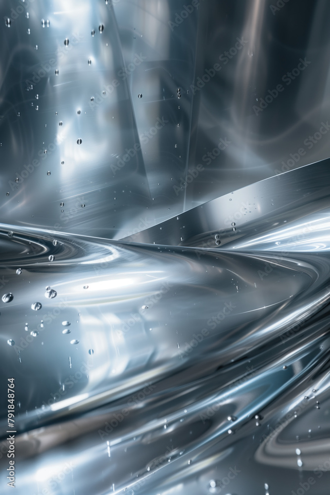 Poster abstract background with reflections and caustics. hi-tech. futuristic background image. created wit