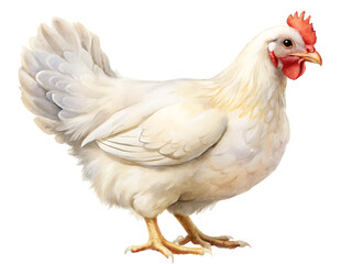 Fototapeta premium White pekin bantam
