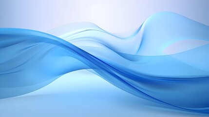  Immerse yourself in the graceful movement of blue abstract lines as they form a swooshing wave pattern, creating a dynamic border background that exudes a sense of flowing energy, all portrayed in