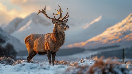 Wild Beauty of the Scottish Highlands, generative ai