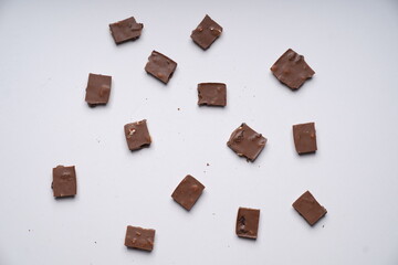 pieces of chocolate