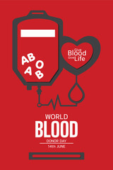 Blood Donation Vector Banner design