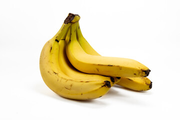 Closeup of a banana cluster