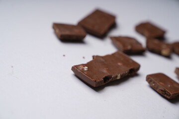 pieces of chocolate