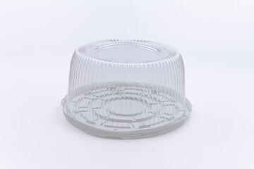 Plastic box for cake