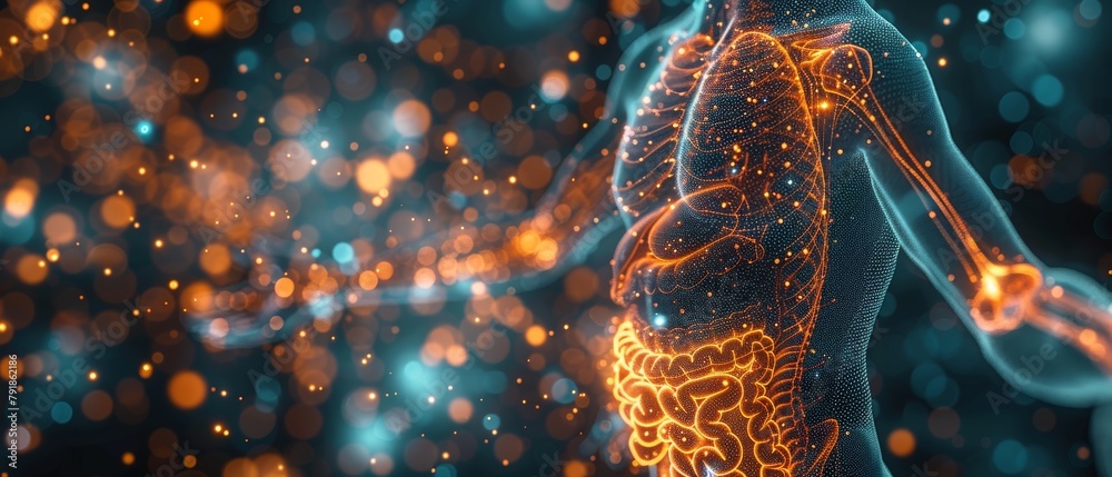 Poster the smart robot ai, artificial intelligence provides answers by entering command prompts.future tech