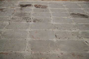 Texture of old textured concrete wall. Gray concrete texture