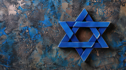 Crafted Blue Star Design Congregation, Pesach celebration, Jewish Holiday, Passover sharing and celebrating 