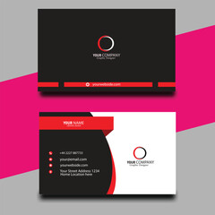 Naklejka premium Creative Modern Professional Business card Vector Design